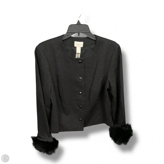Jacket Other By Chicos In Black, Size: L