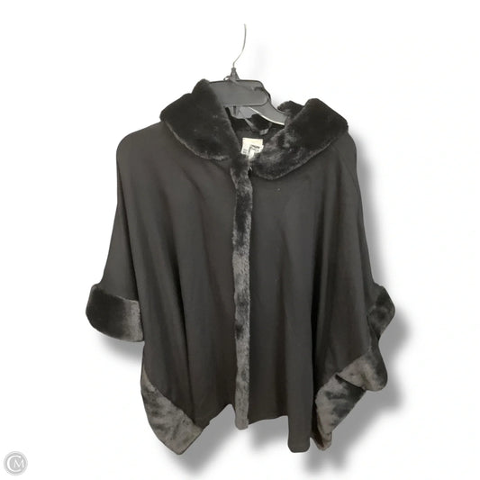 Poncho By Chicos In Black, Size: 0