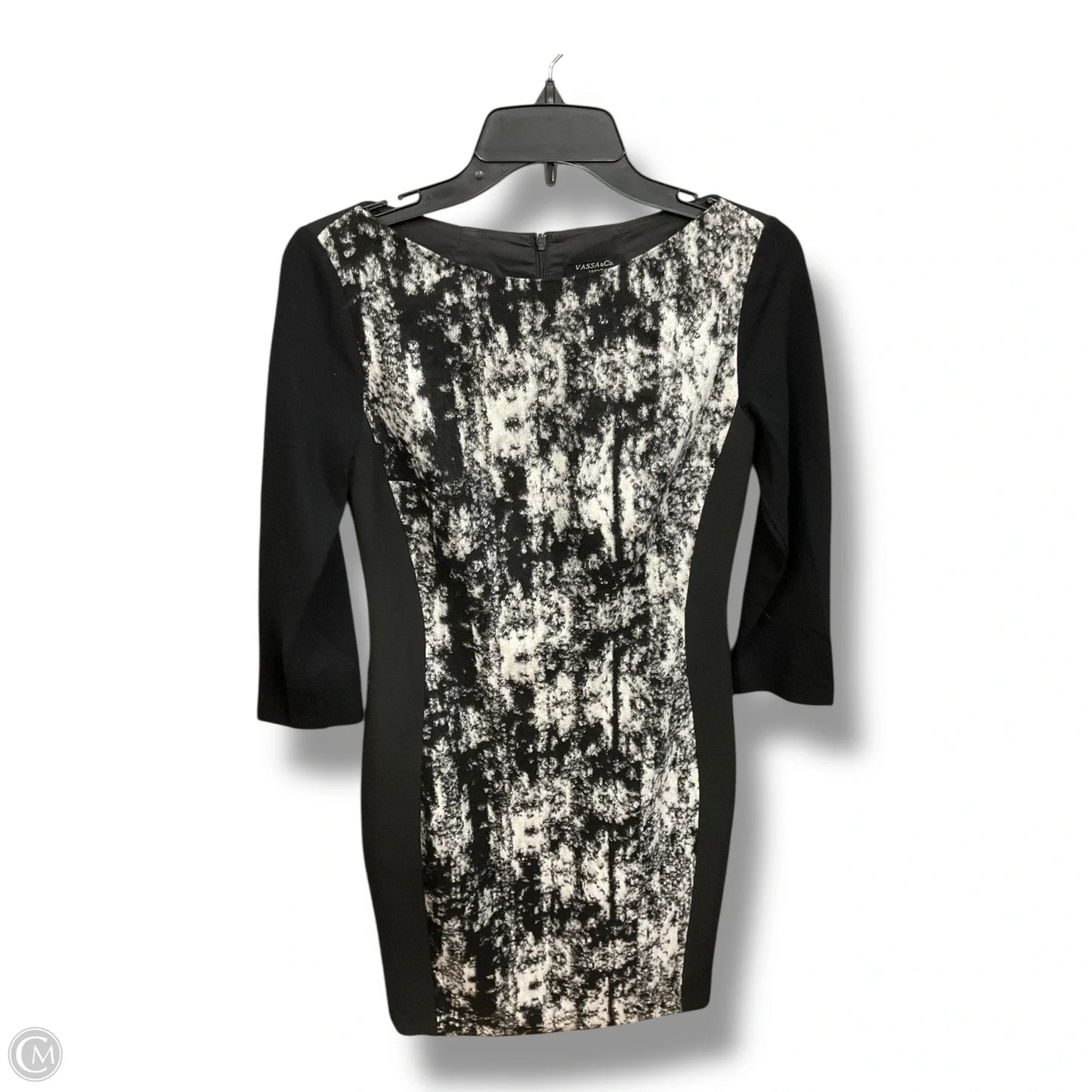 Dress Work By Clothes Mentor In Black & White, Size: S