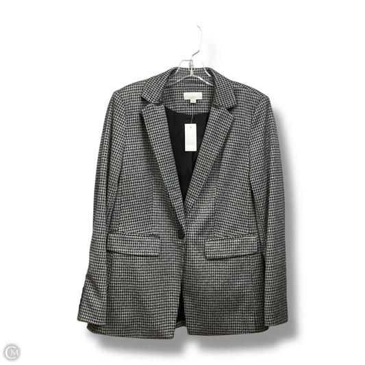Blazer By Loft In Black & Grey, Size: S