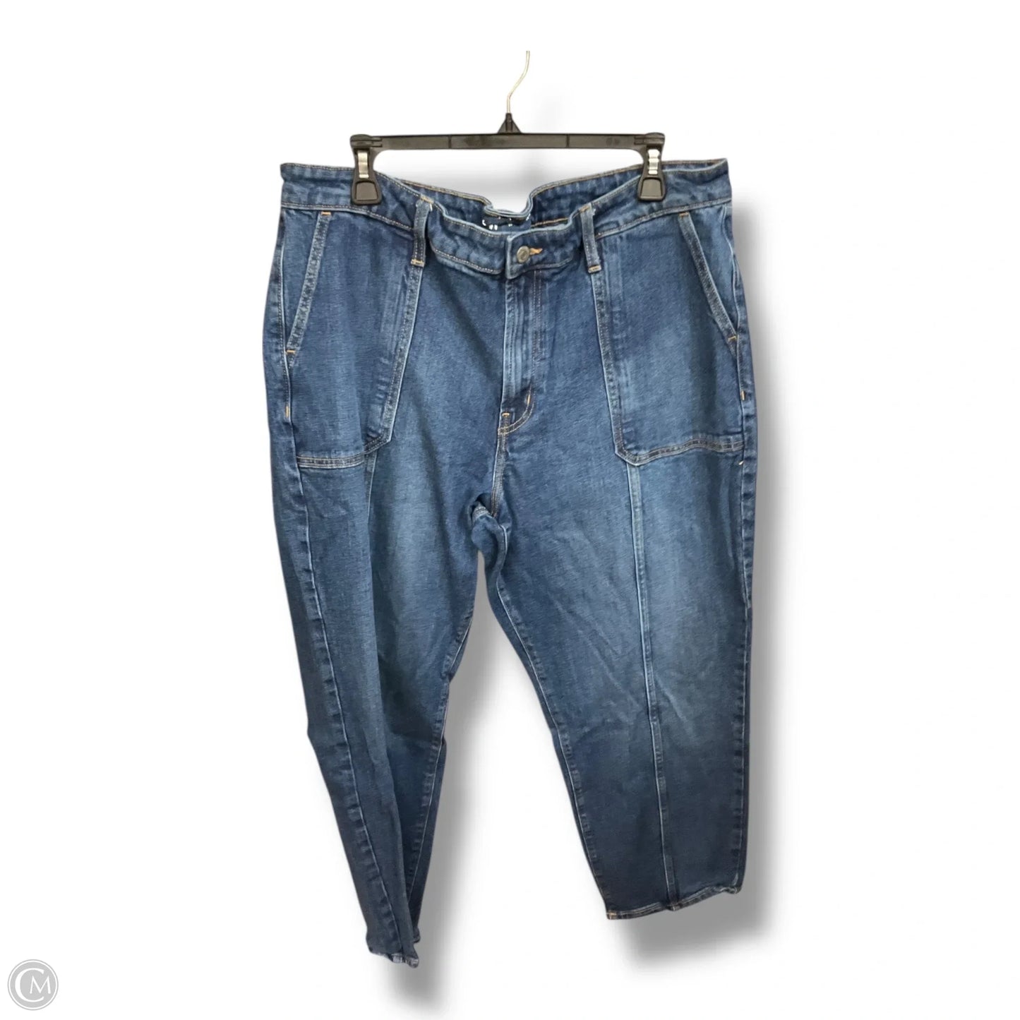 Jeans Straight By Old Navy In Blue Denim, Size: 18