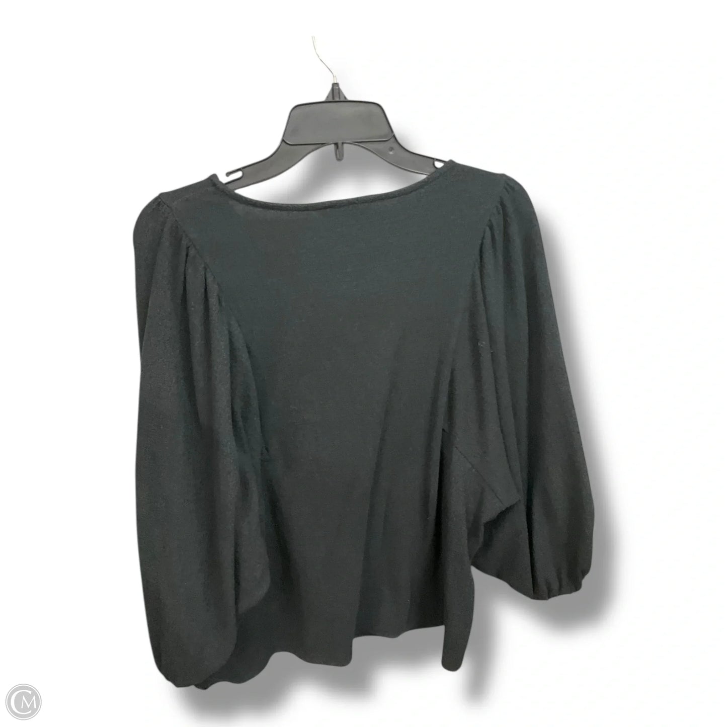 Top Short Sleeve By Banana Republic In Black, Size: M