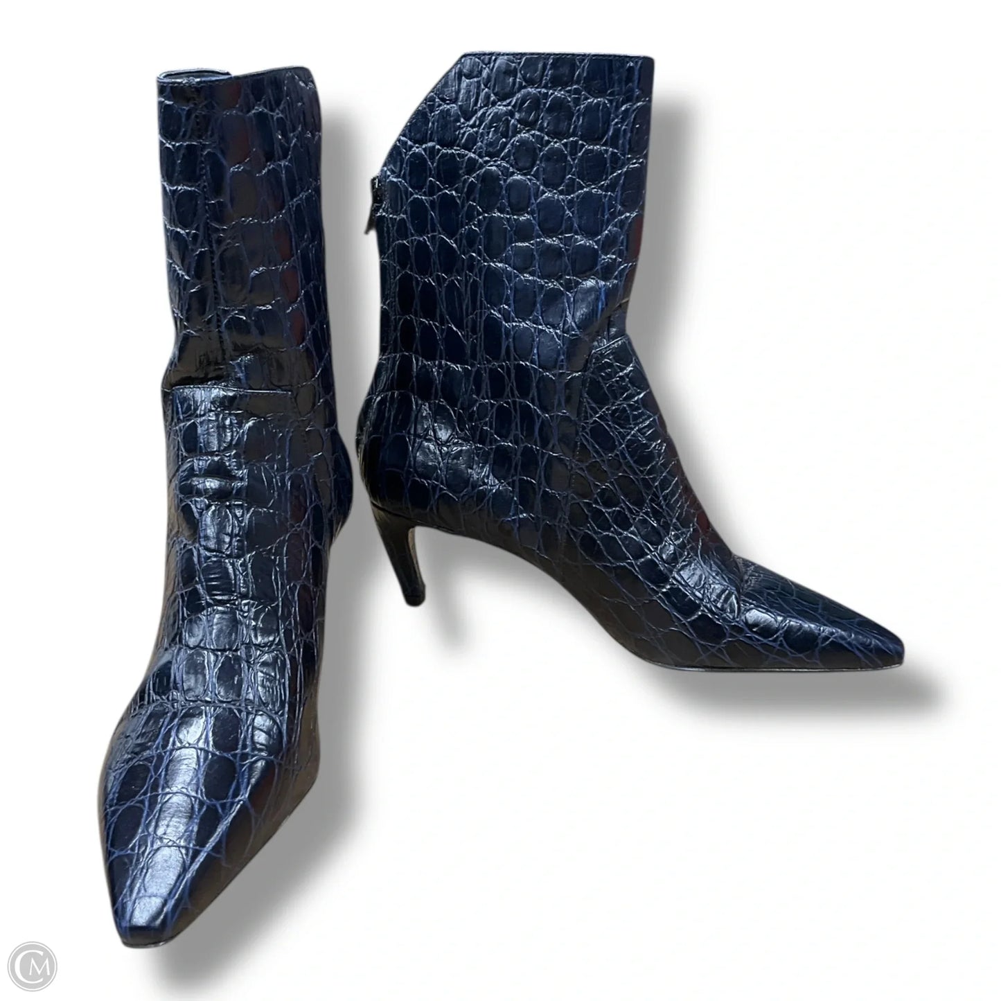 Boots Mid-calf Heels By Vince Camuto In Blue, Size: 7