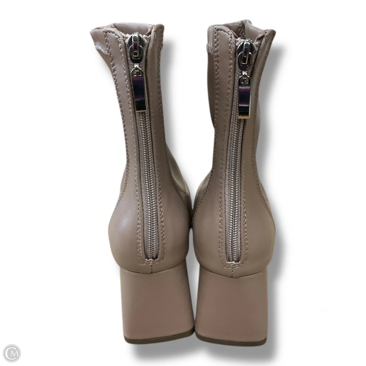 Boots Ankle Heels By Cmc In Tan, Size: 7