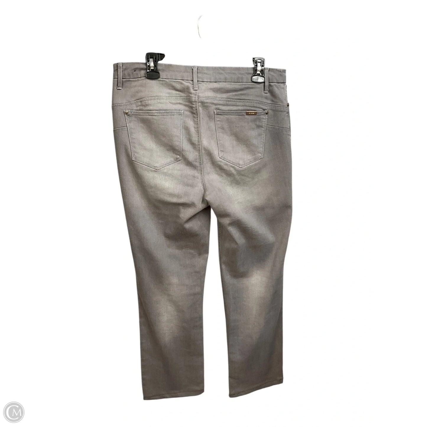 Jeans Straight By Chicos In Grey, Size: 10