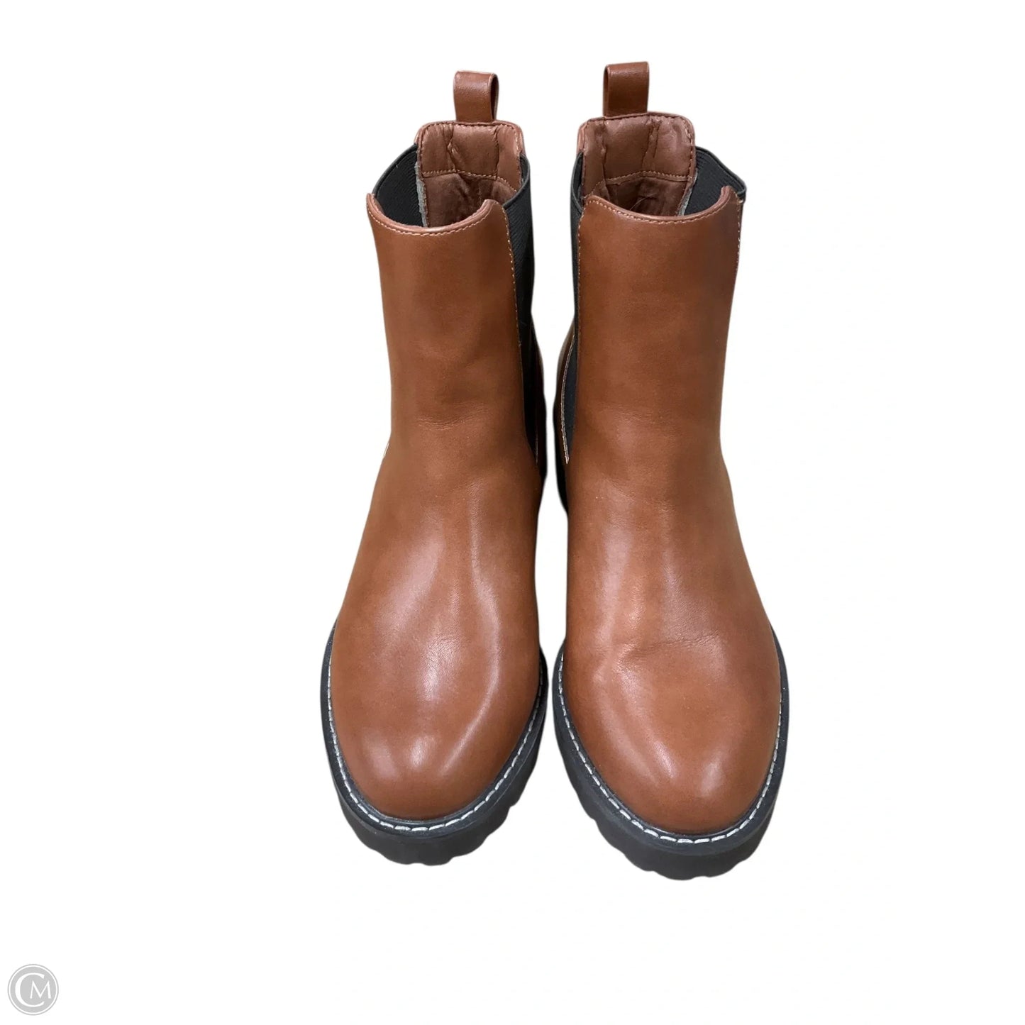 Boots Ankle Heels By Lane Bryant In Brown, Size: 8