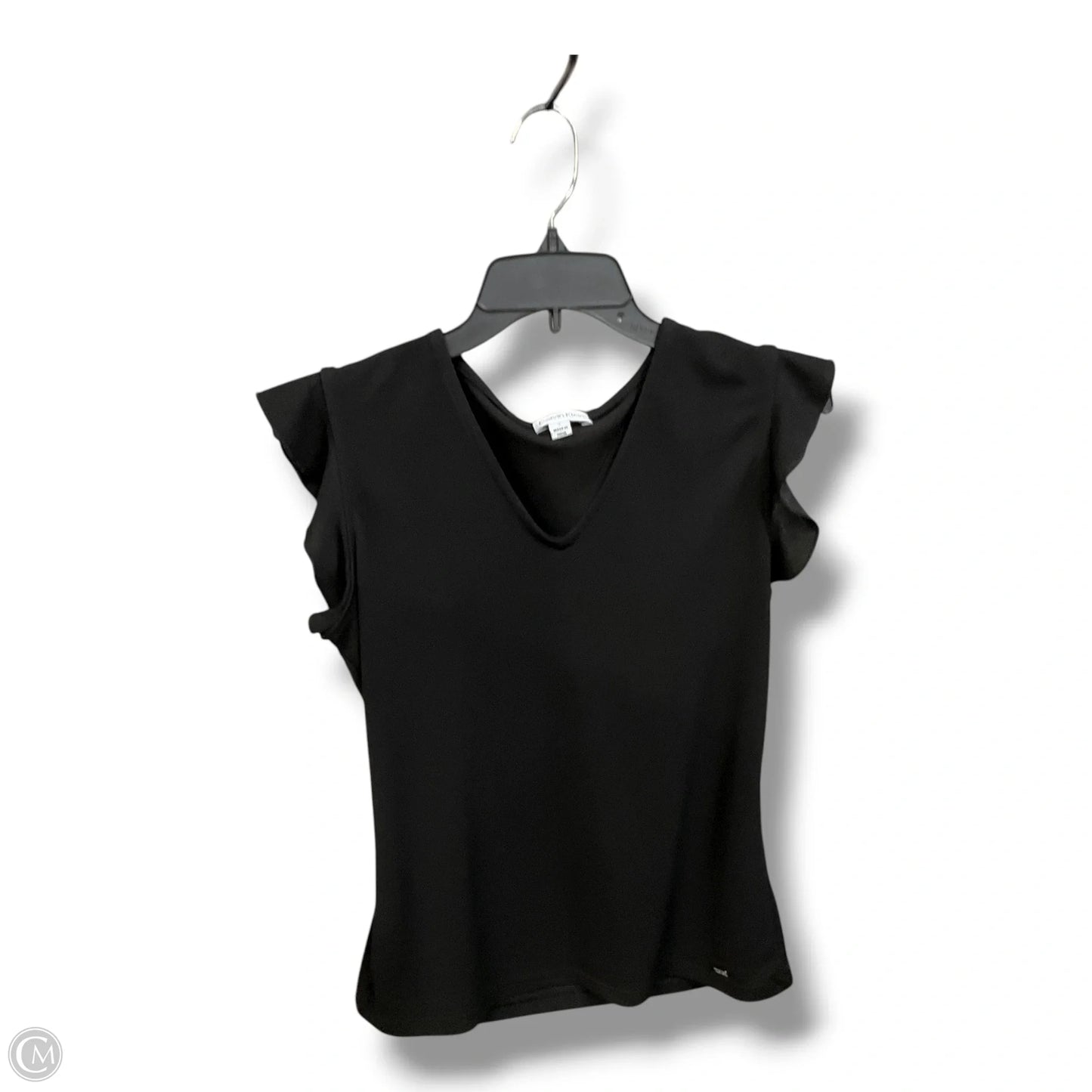 Top Sleeveless By Calvin Klein In Black, Size: S