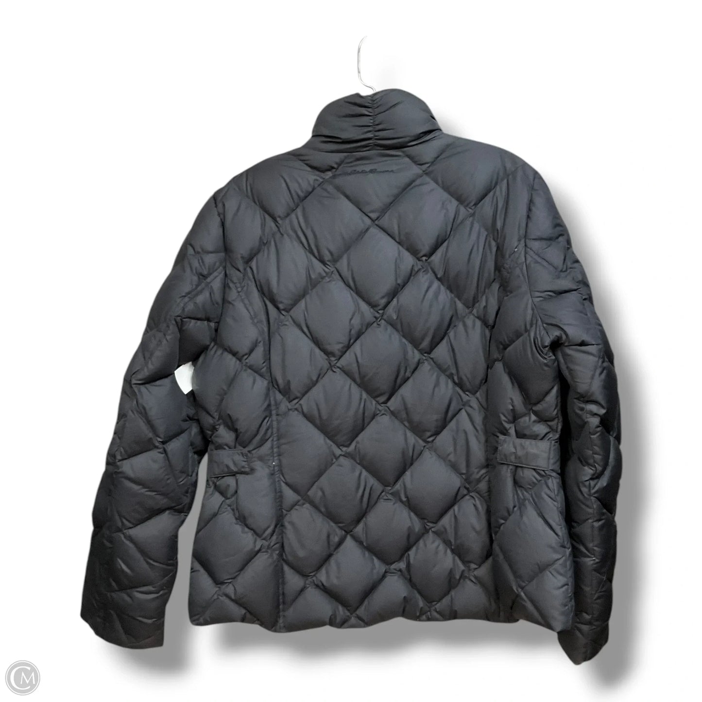 Jacket Puffer & Quilted By Eddie Bauer In Black, Size: Xl