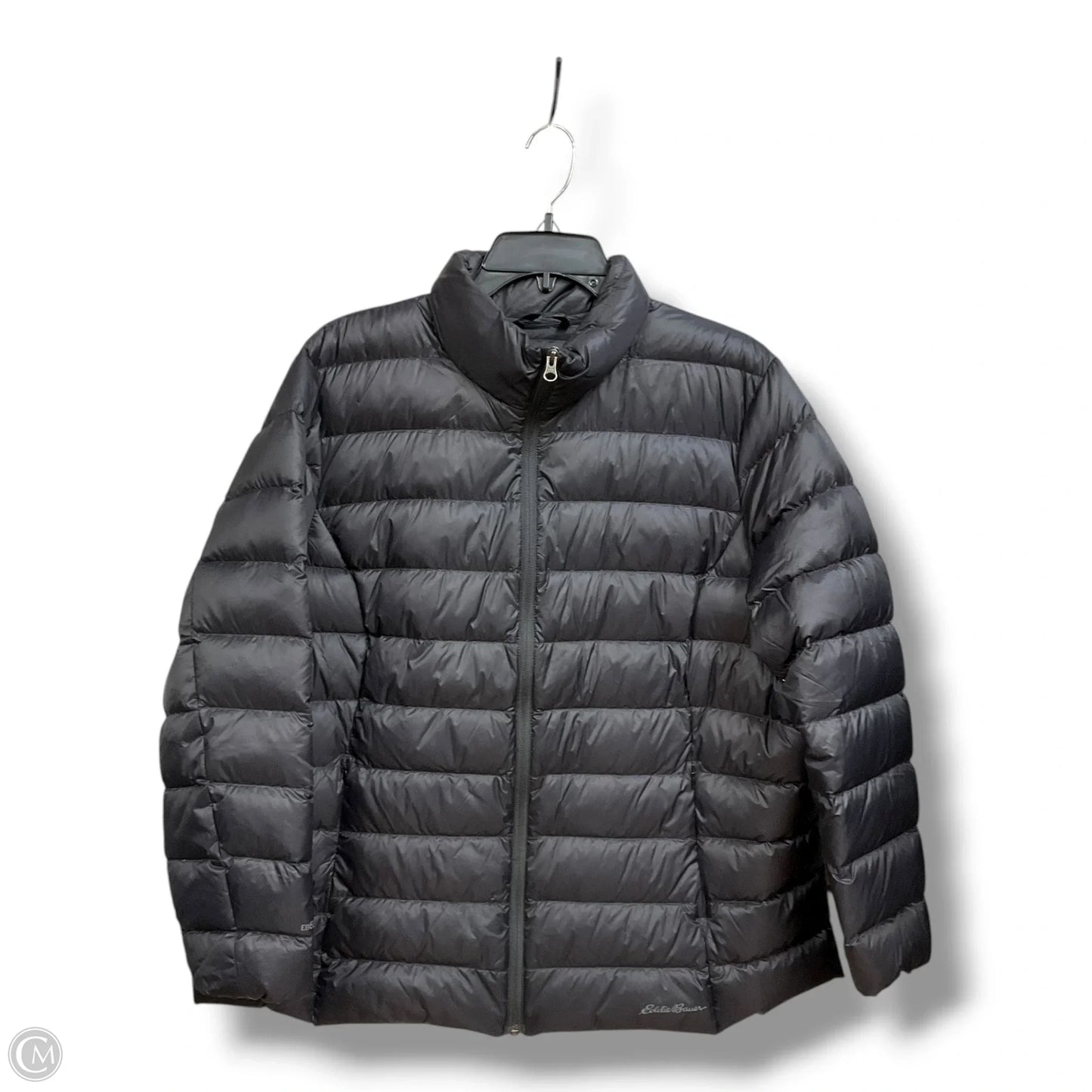 Jacket Puffer & Quilted By Eddie Bauer In Black, Size: 2x