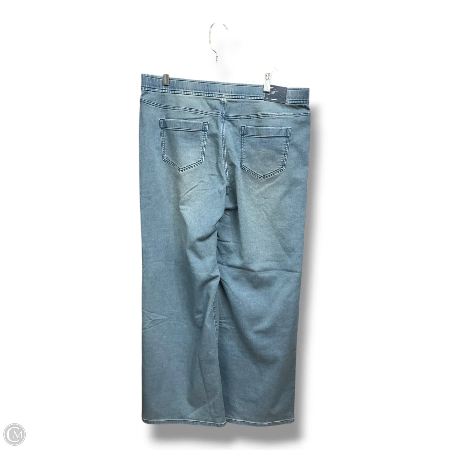 Jeans Wide Leg By J. Jill In Blue Denim, Size: 12