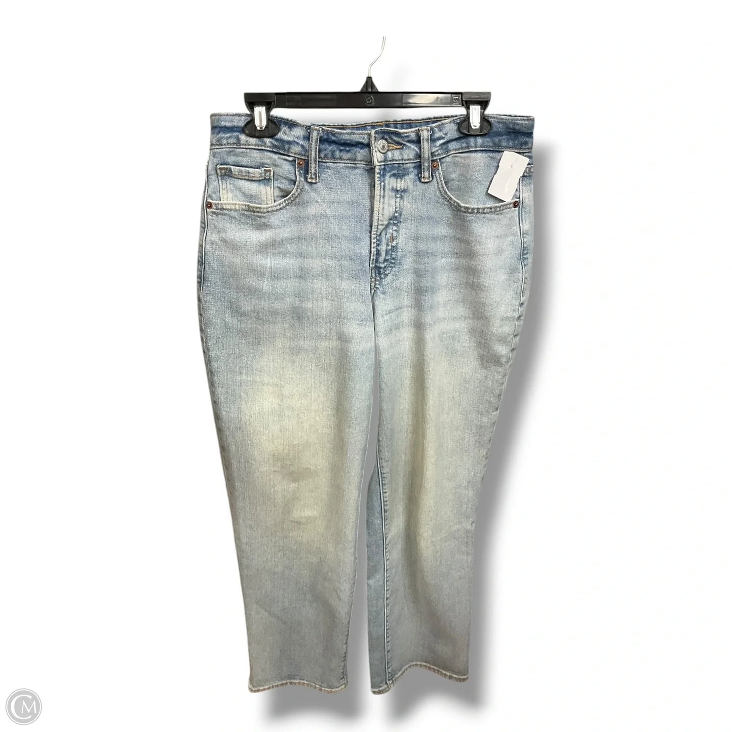 Jeans Straight By Old Navy In Blue Denim, Size: 10