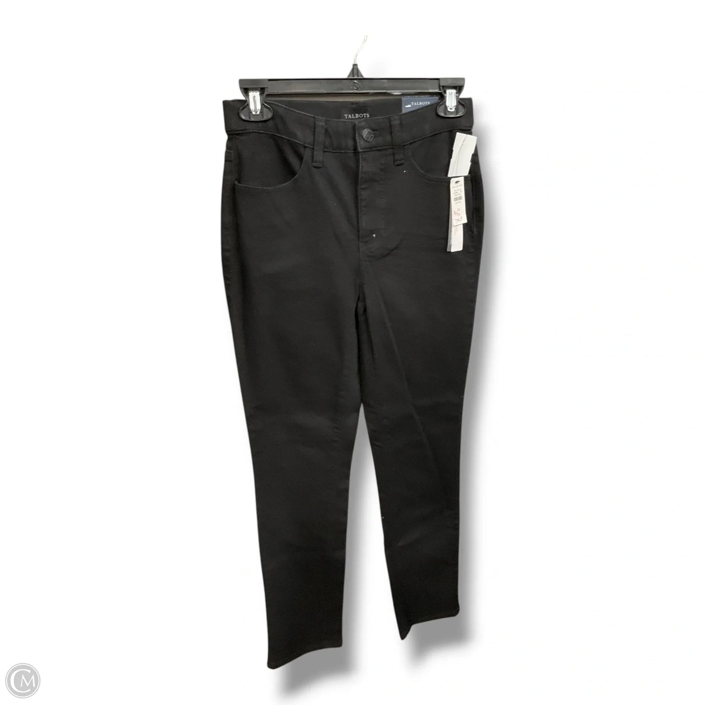 Jeans Straight By Talbots In Black, Size: 2