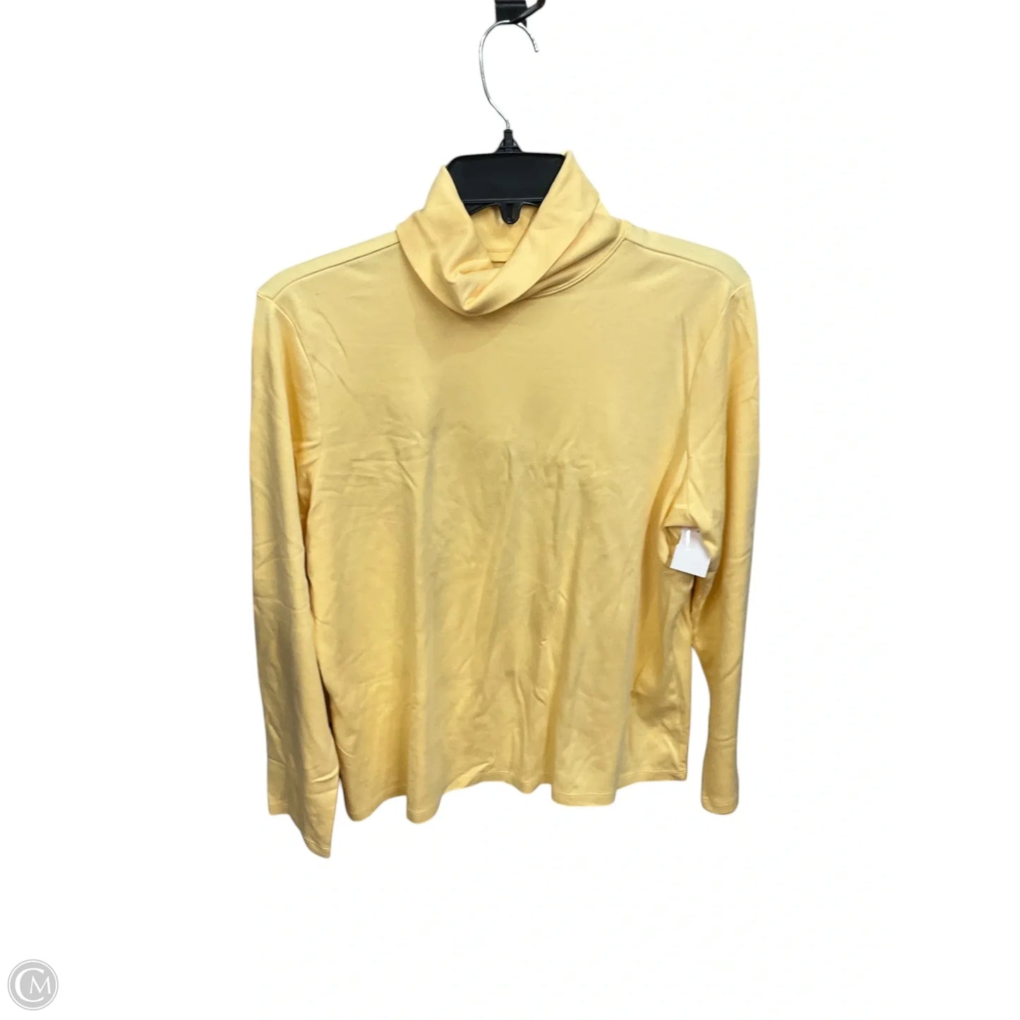 Top Long Sleeve By L.l. Bean In Yellow, Size: Xl