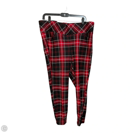 Pants Dress By Torrid In Plaid Pattern, Size: 18