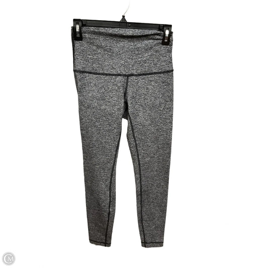 Athletic Leggings By Lululemon In Grey, Size: S