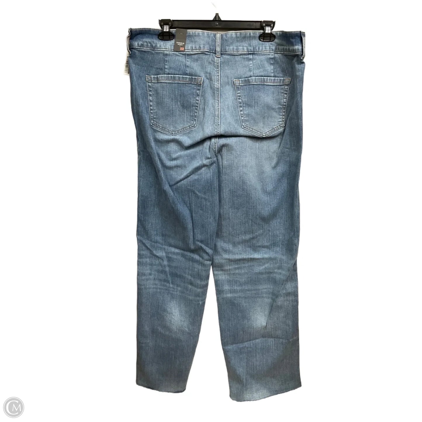 Jeans Wide Leg By Torrid In Blue Denim, Size: 16