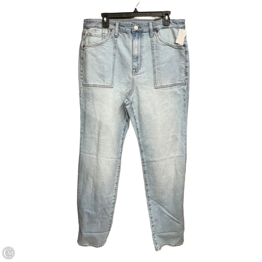 Jeans Straight By Torrid In Blue Denim, Size: 16