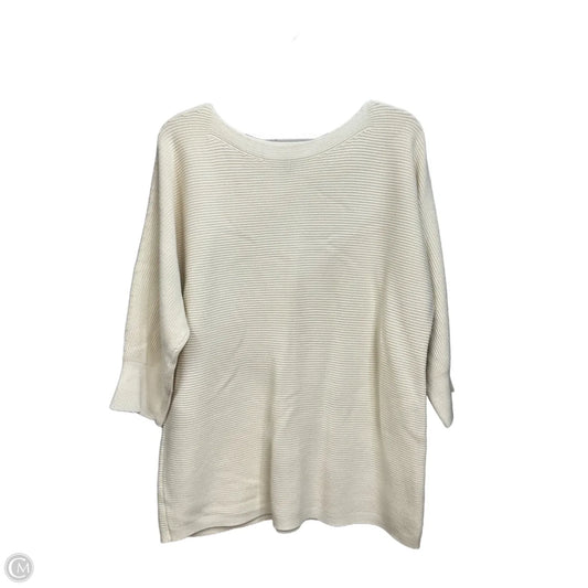 Sweater By Talbots In Cream, Size: Xl