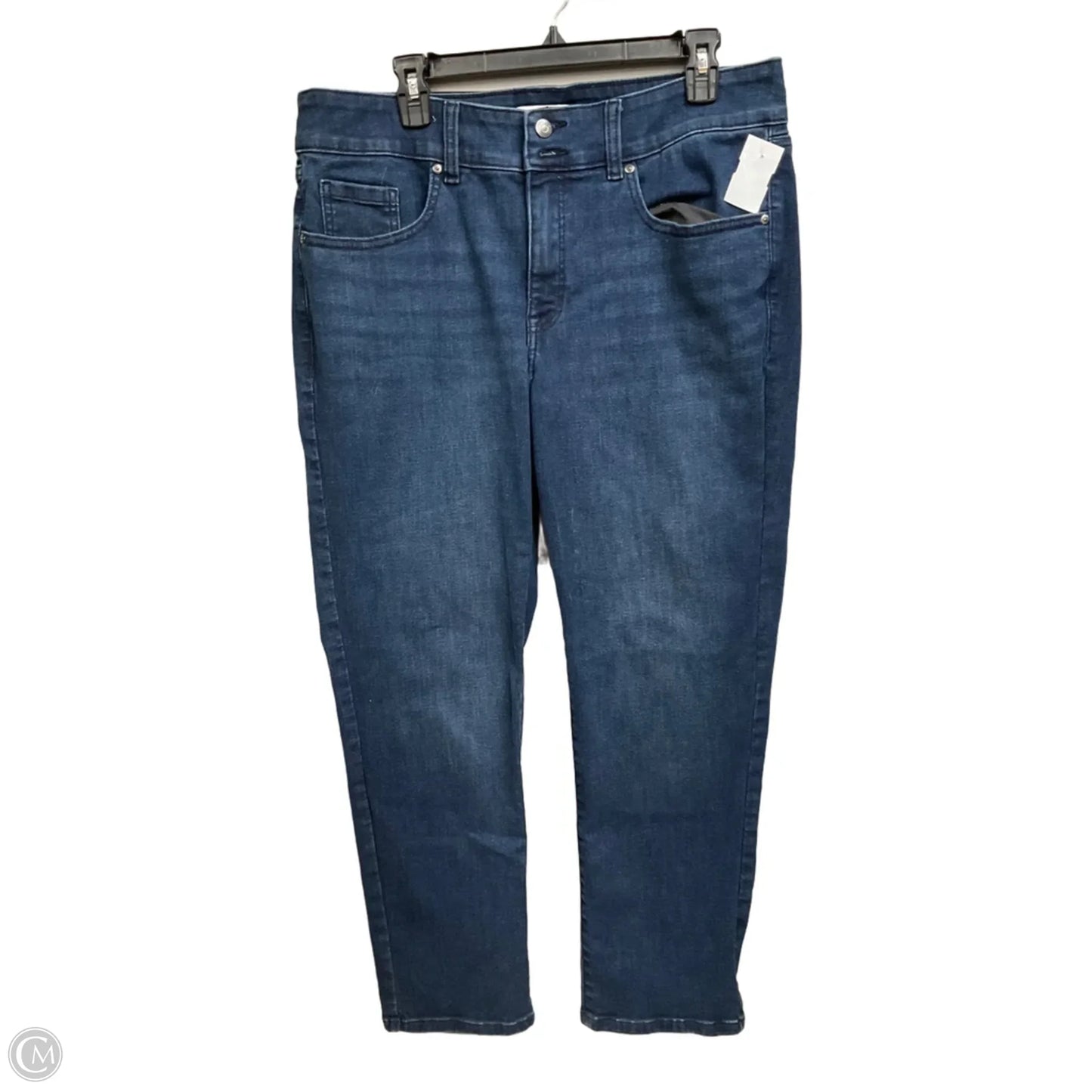 Jeans Straight By Lane Bryant In Blue Denim, Size: 16