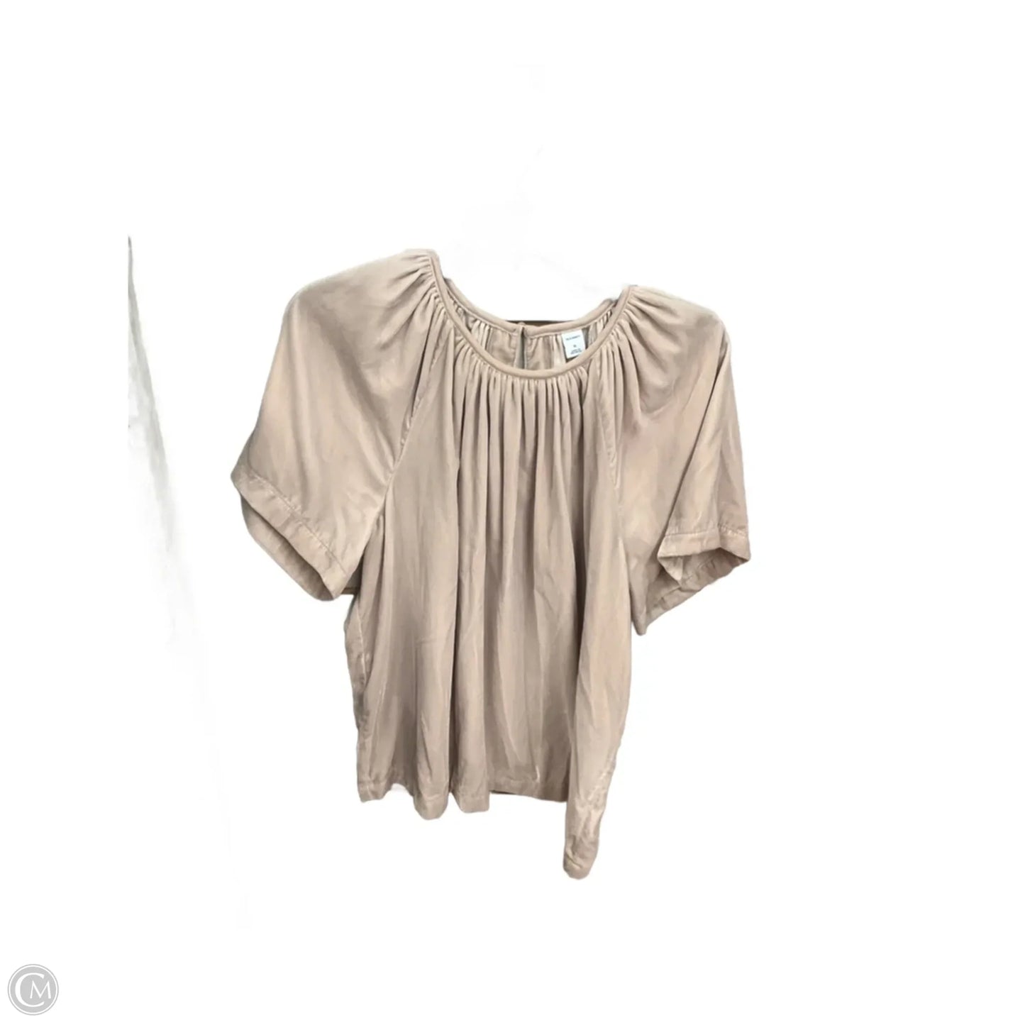Top Short Sleeve By Old Navy In Beige, Size: Xl