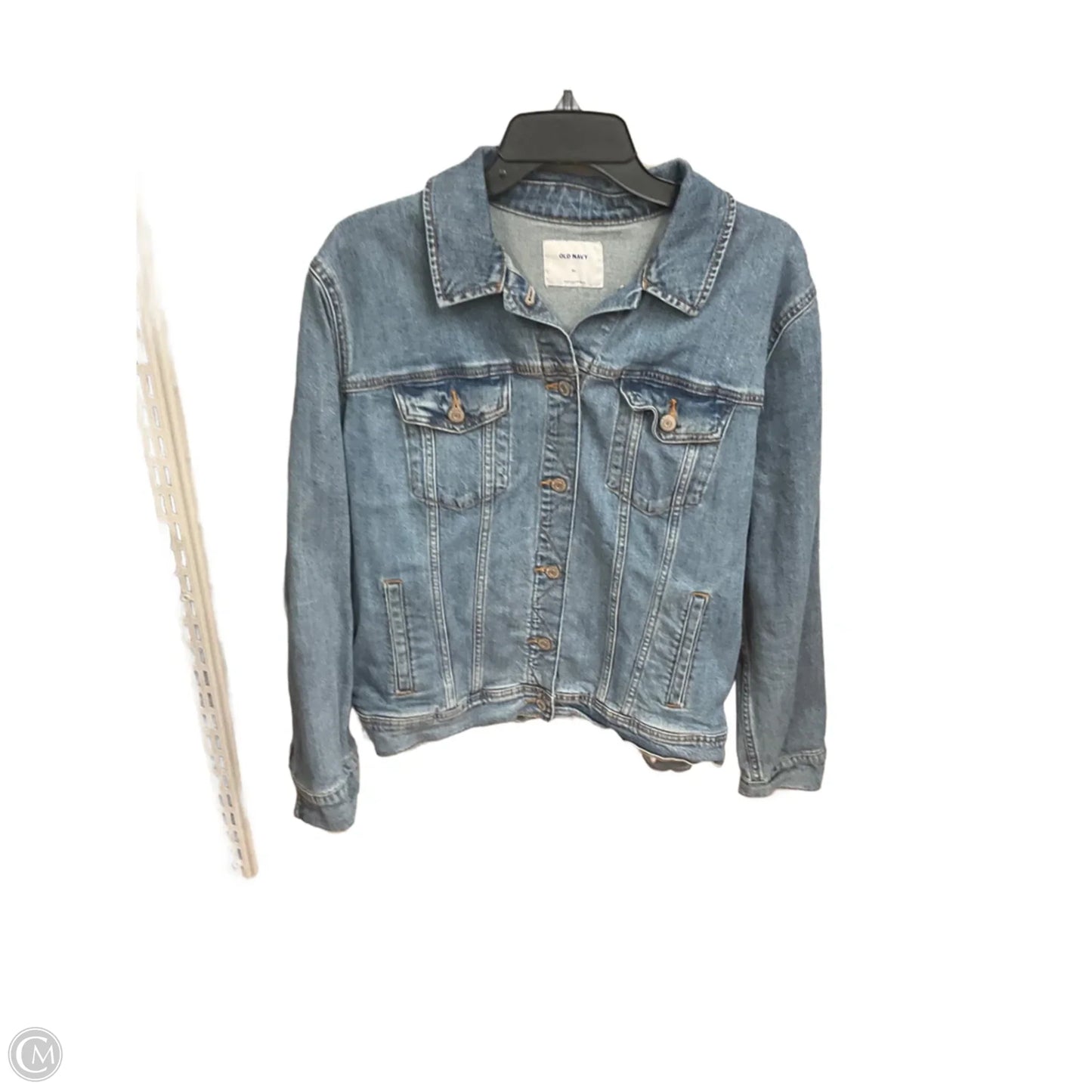 Jacket Denim By Old Navy In Blue Denim, Size: Xl