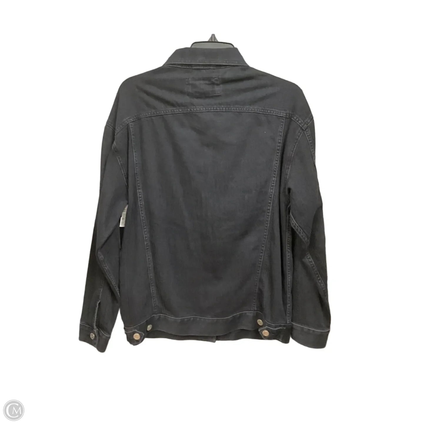 Jacket Denim By Loft In Black, Size: Xxs