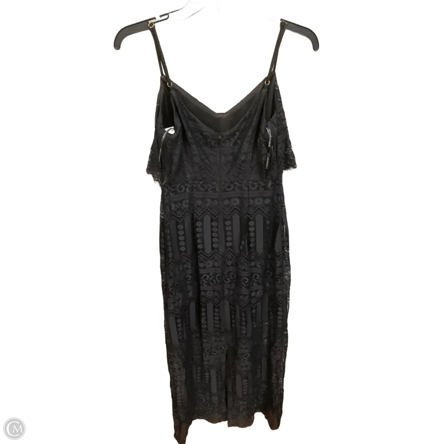 Dress Party Long By Guess In Black, Size: S