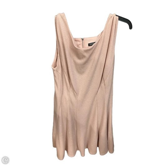 Dress Casual Midi By Roz And Ali In Pink, Size: Xl