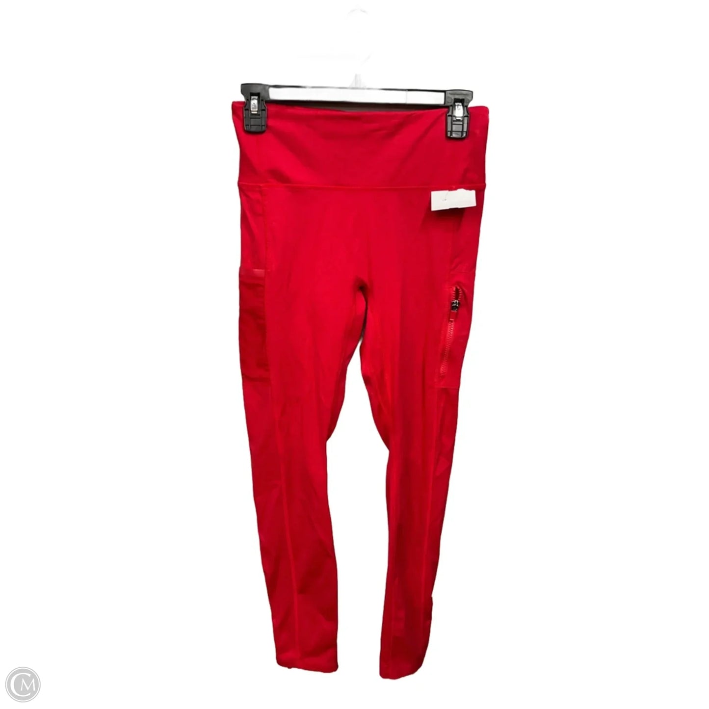 Athletic Leggings By Fabletics In Red, Size: M