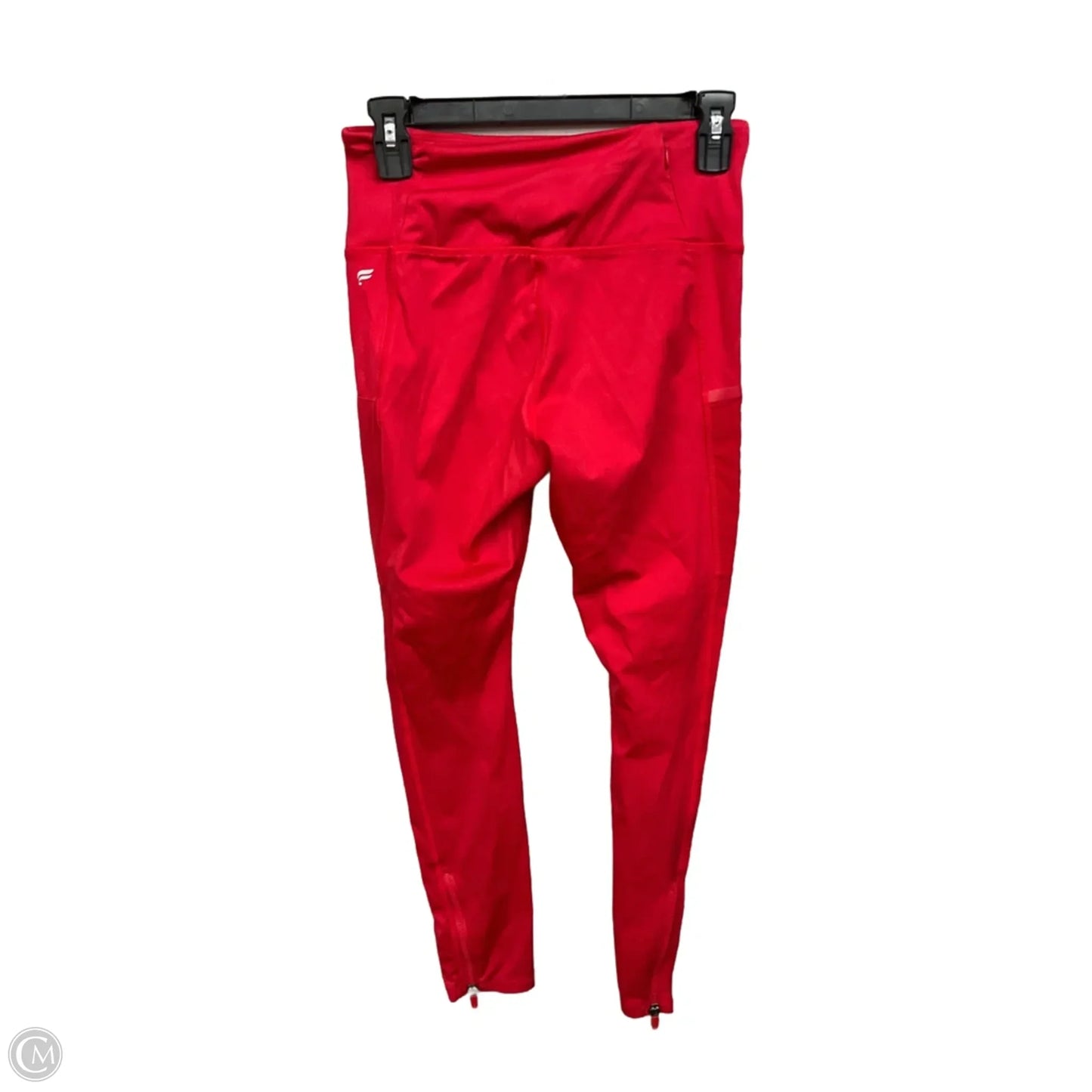 Athletic Leggings By Fabletics In Red, Size: M