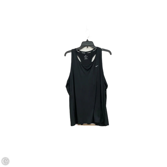 Athletic Tank Top By Nike Apparel In Black, Size: 2x