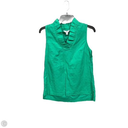 Top Sleeveless By Crown And Ivy In Green, Size: Xs