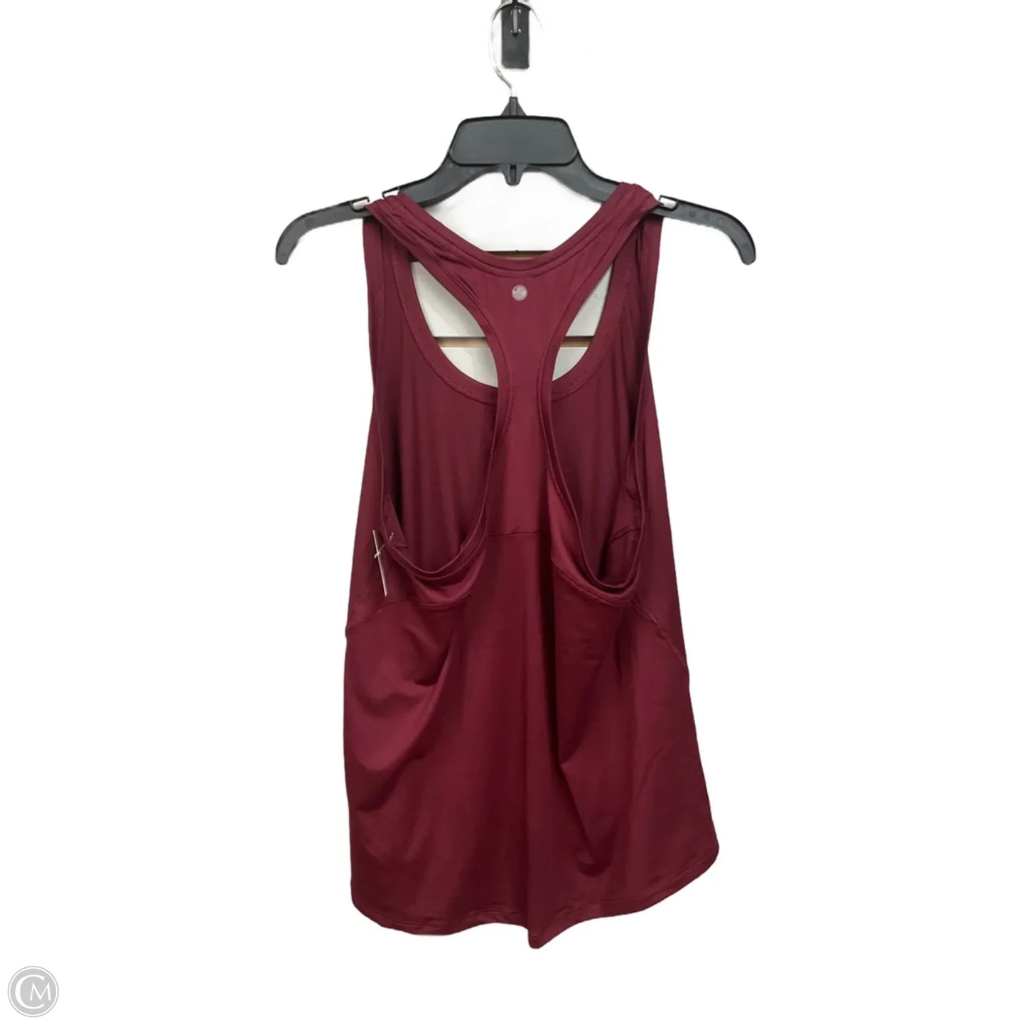Athletic Tank Top By Yogalicious In Maroon, Size: L