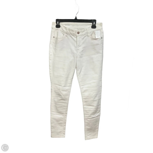 Jeans Skinny By Old Navy In White Denim, Size: 4