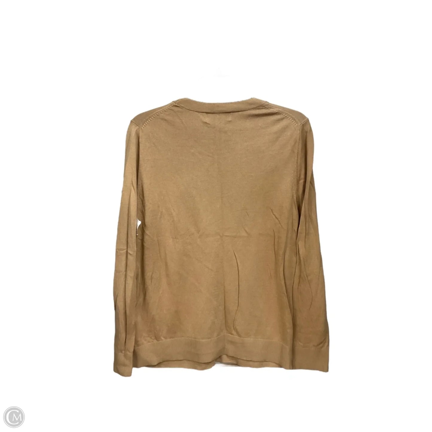 Top Long Sleeve By Banana Republic In Tan, Size: L
