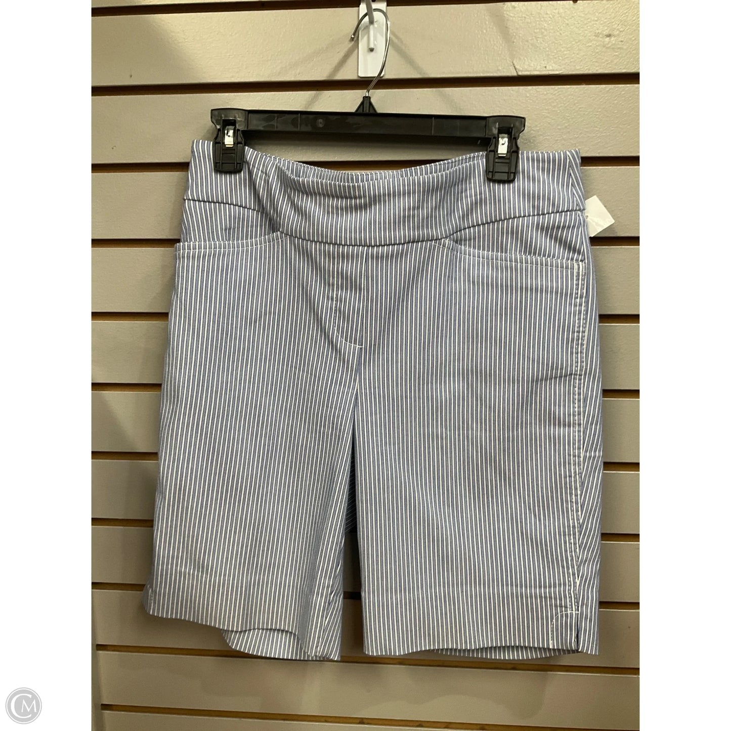 Shorts By Hilary Radley In Blue & White, Size: 8
