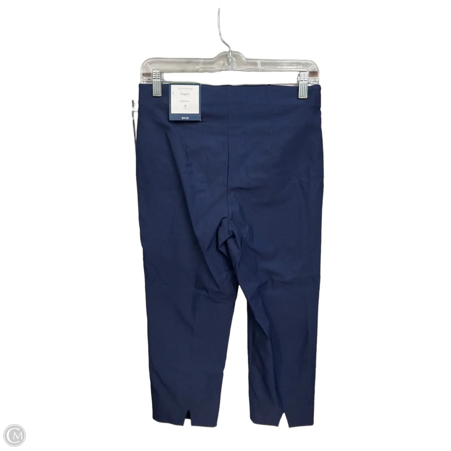 Capris By Charter Club In Navy, Size: 4