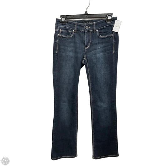 Jeans Straight By White House Black Market In Blue Denim, Size: 0
