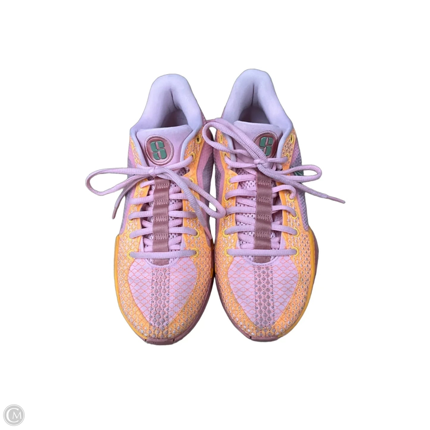 Shoes Athletic By Nike In Orange & Pink, Size: 7.5