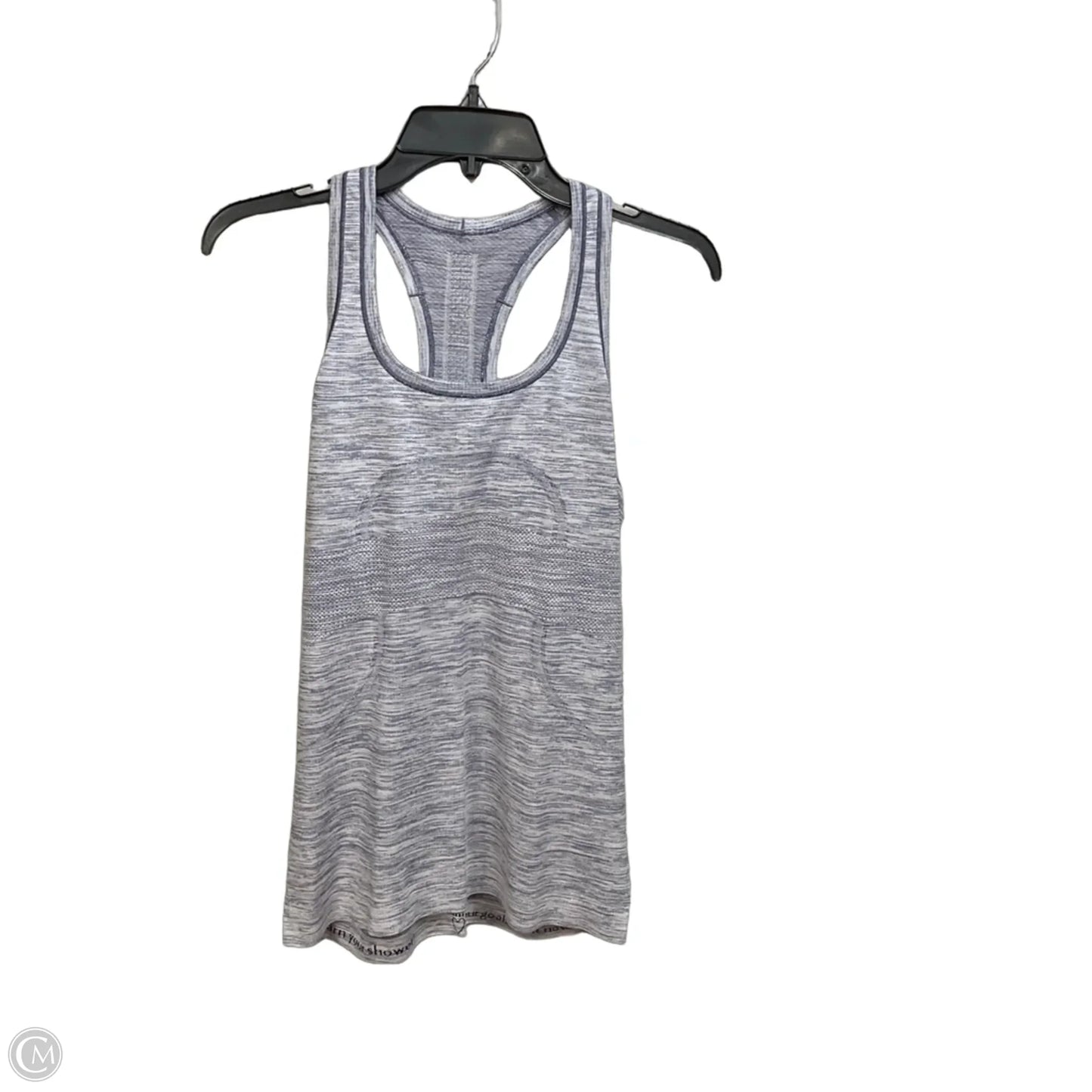 Athletic Tank Top By Lululemon In Blue & White, Size: M