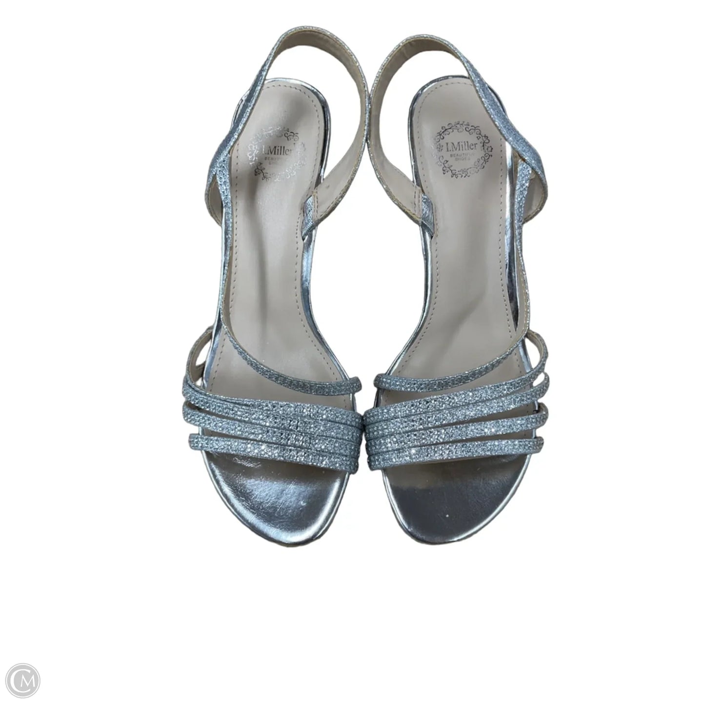 Shoes Heels Stiletto By Clothes Mentor In Silver, Size: 7