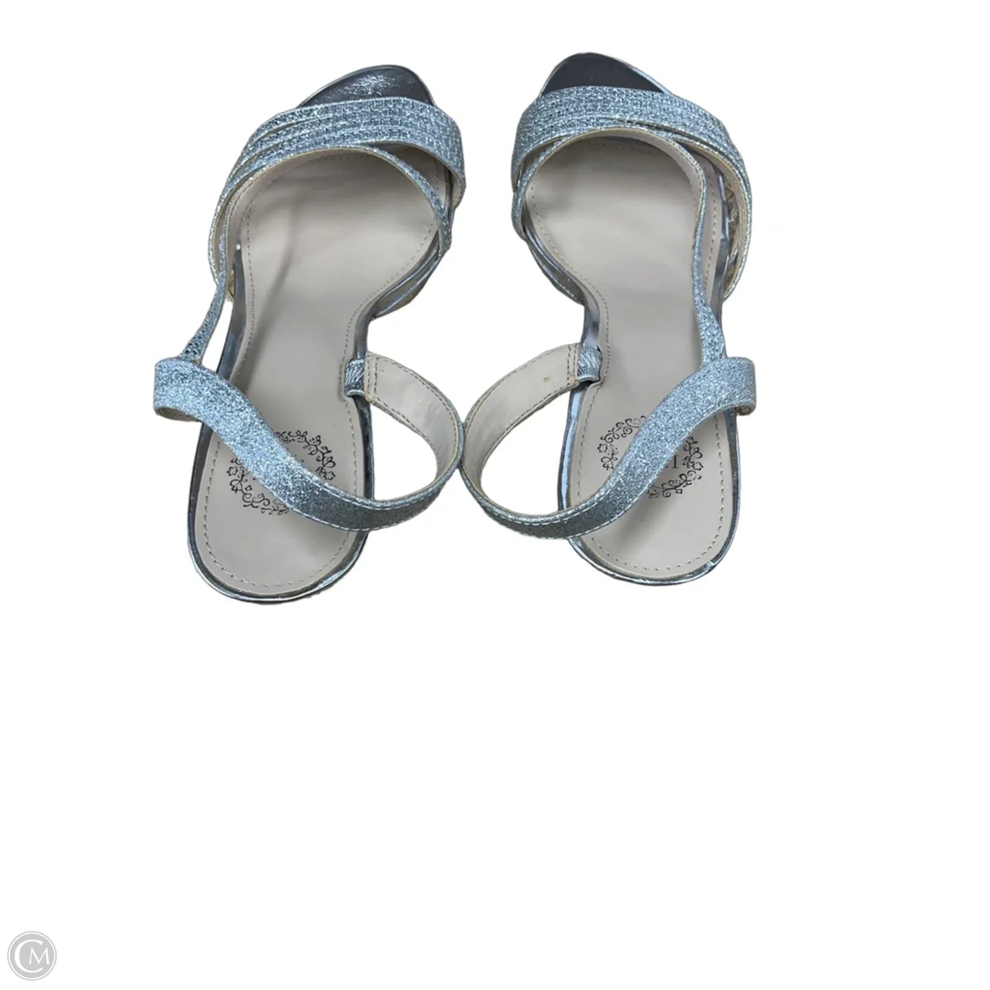Shoes Heels Stiletto By Clothes Mentor In Silver, Size: 7