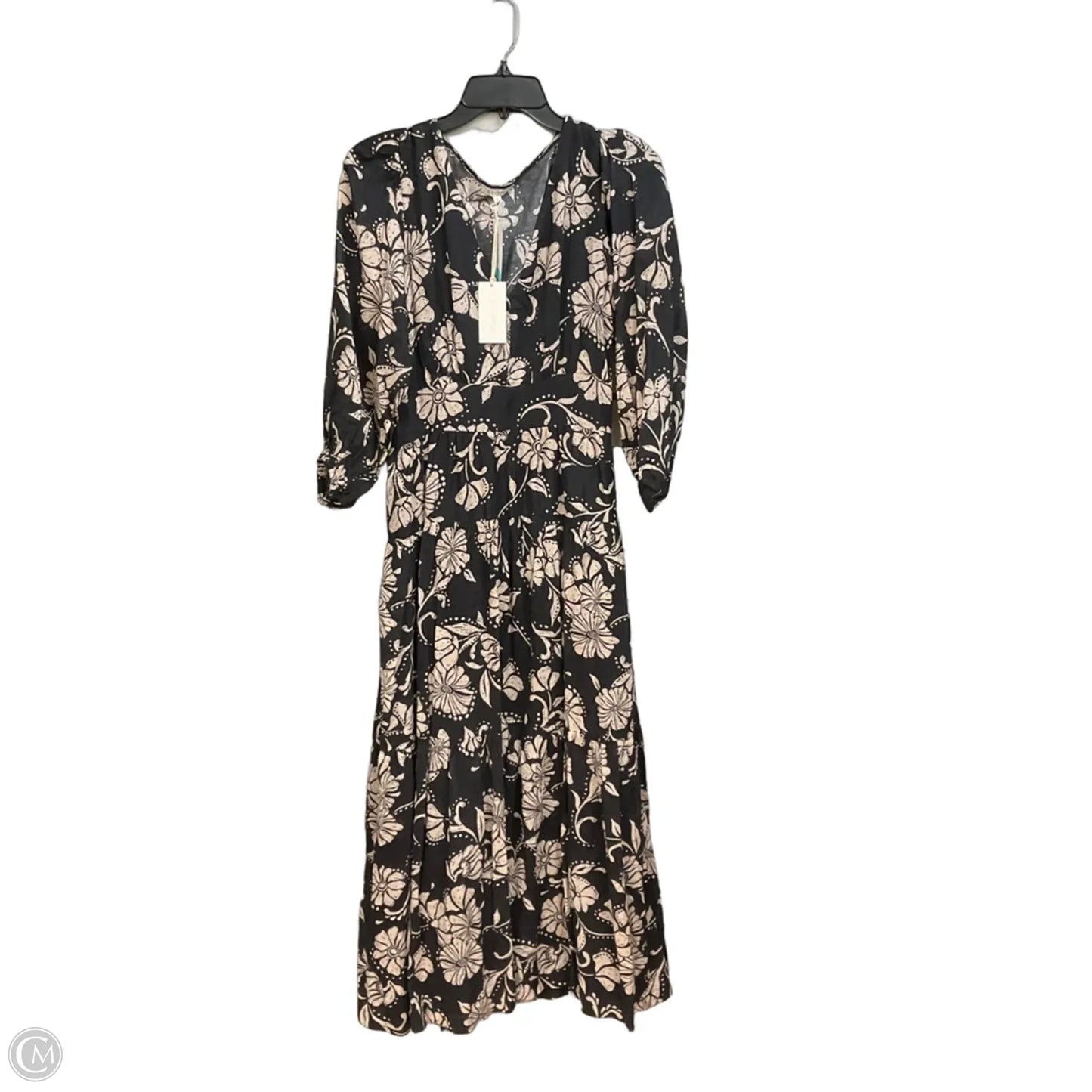 Dress Casual Maxi By Z Supply In Black & Cream, Size: S