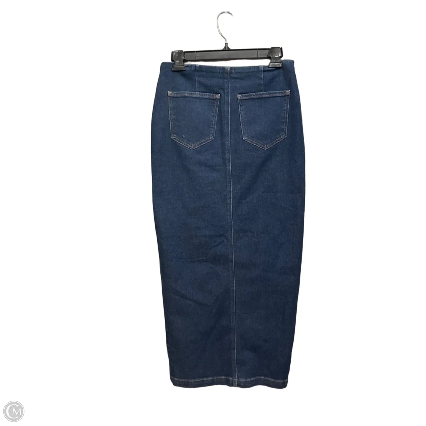 Skirt Maxi By Express In Blue Denim, Size: 0