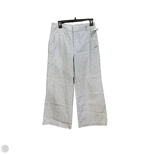Pants Linen By Banana Republic In Striped Pattern, Size: 6