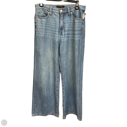 Jeans Wide Leg By Banana Republic In Blue Denim, Size: 6