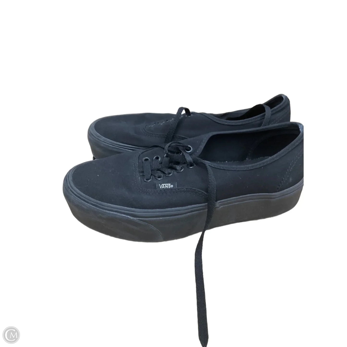 Shoes Sneakers Platform By Vans In Black, Size: 10