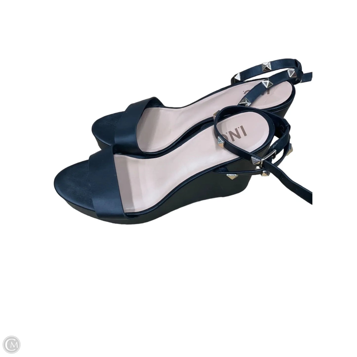 Shoes Heels Wedge By Inc In Black, Size: 10