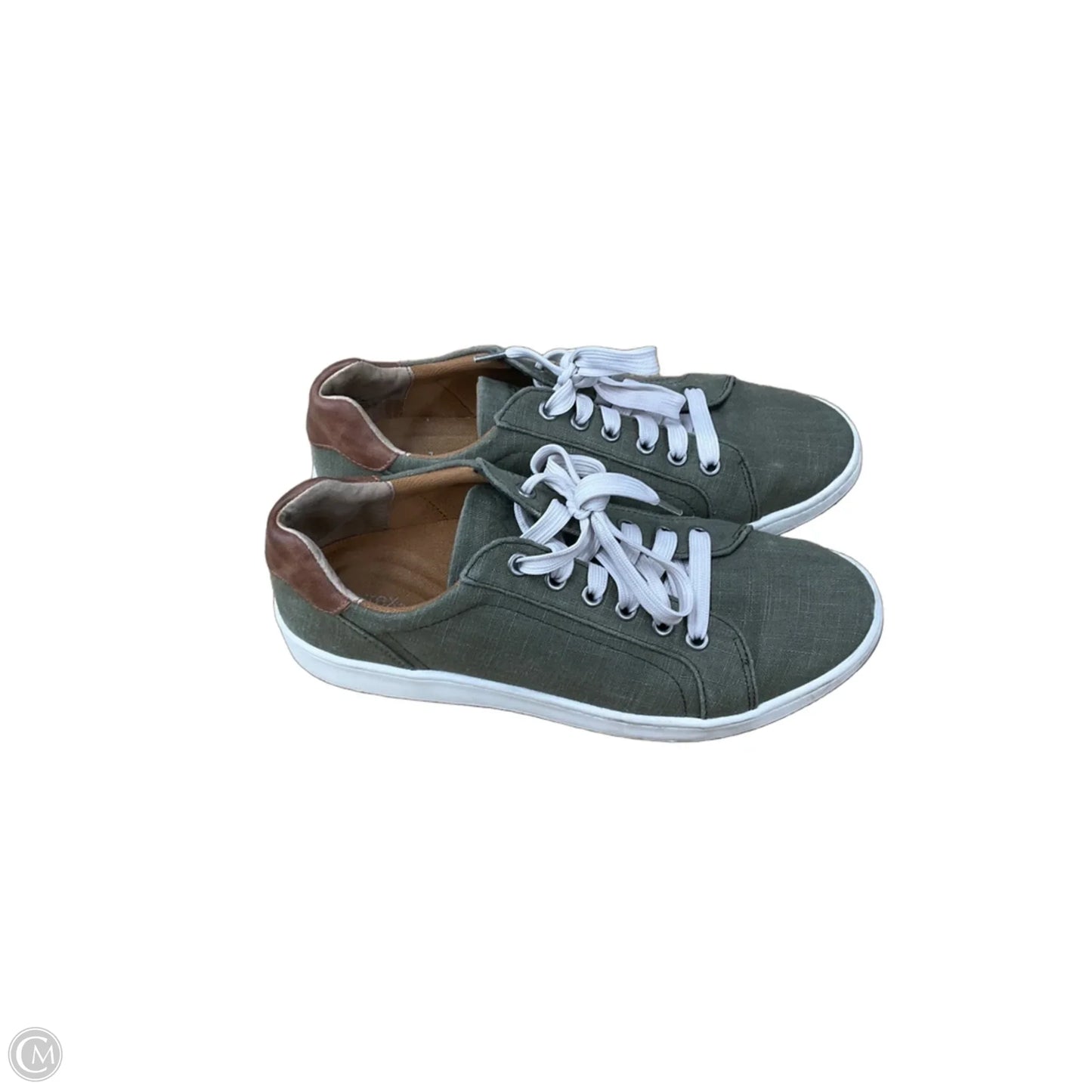 Shoes Sneakers By Aetrex In Green, Size: 8.5