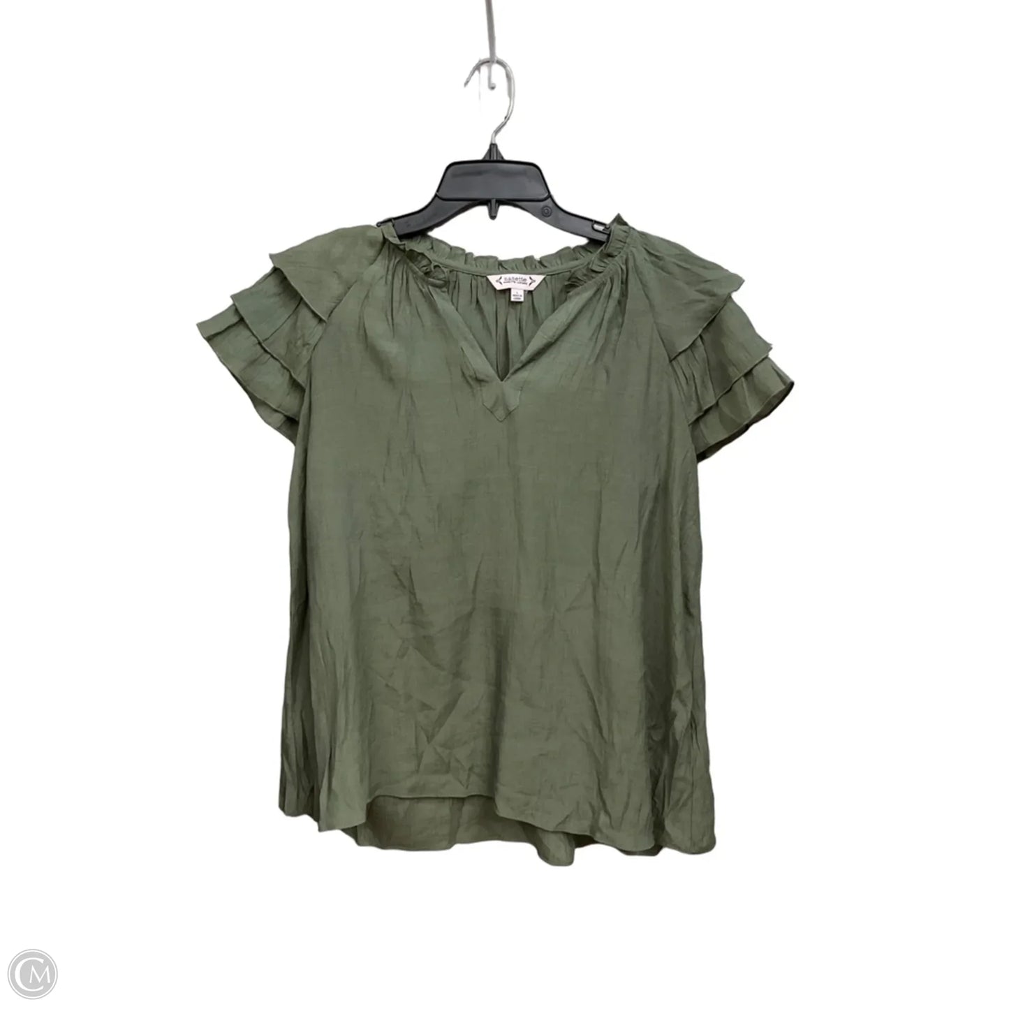 Top Short Sleeve By Nanette By Nanette Lepore In Green, Size: L